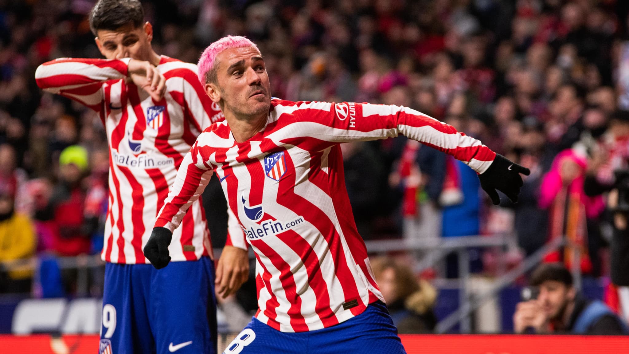 Liga l Atlético se relance pour la première de Depay Griezmann buteur