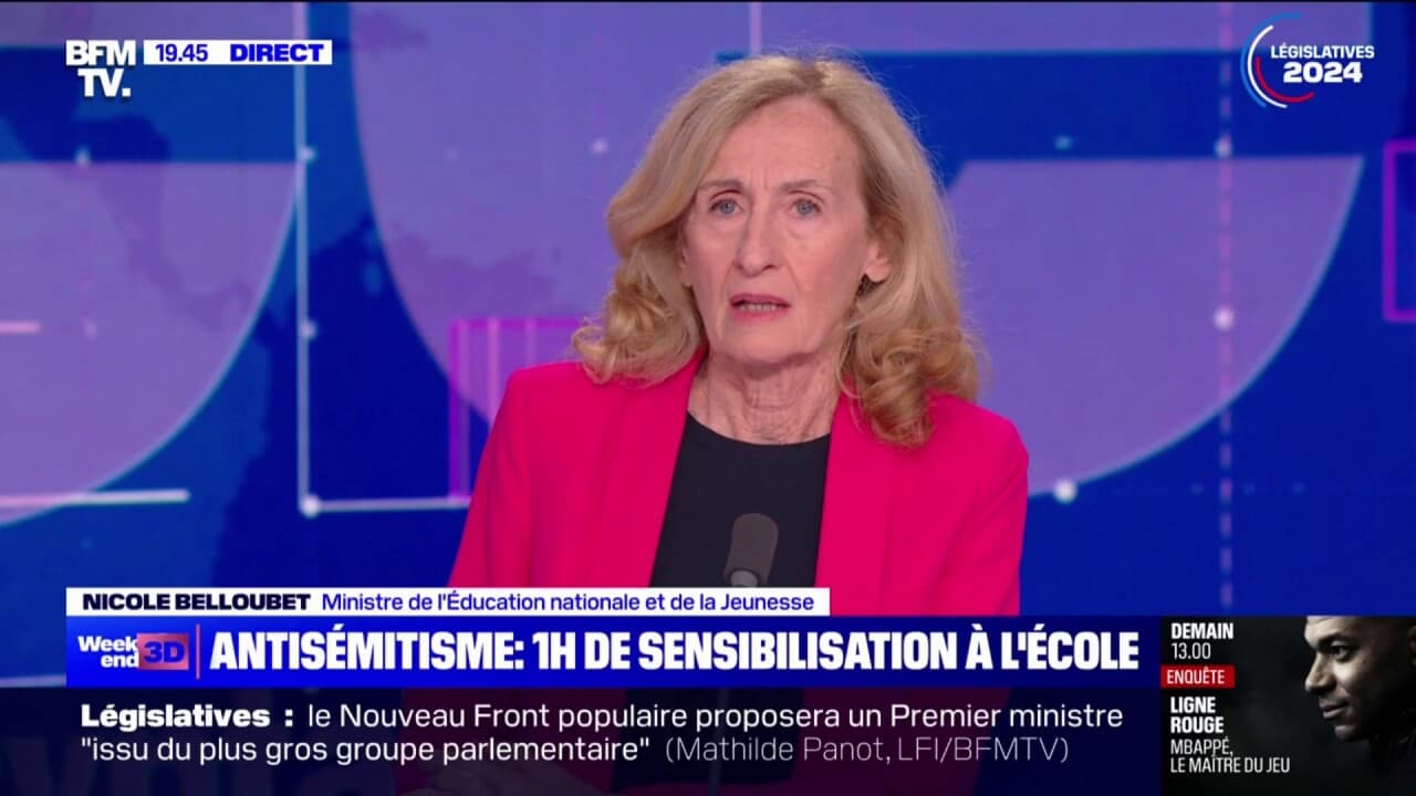 Nicole Belloubet ministre de l Éducation nationale et de la Jeunesse