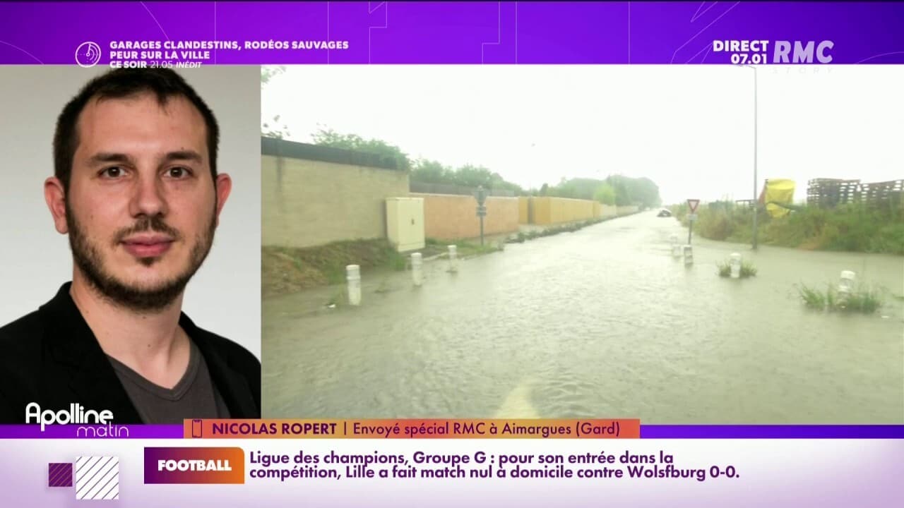 Inondations dans le Gard une personne portée disparue après des pluies