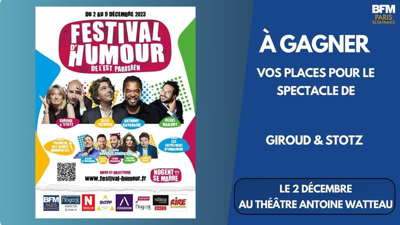 À GAGNER Vos places pour le spectacle de Giroud Gotz