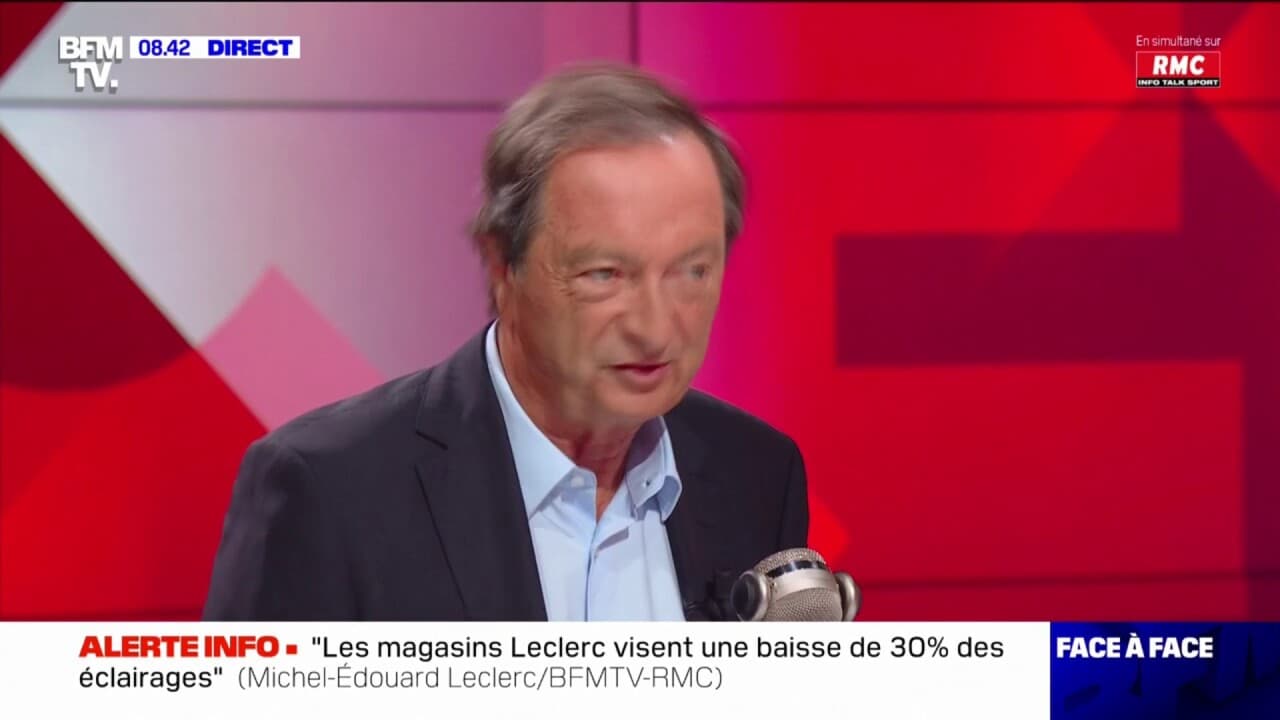 Michel Edouard Leclerc La baisse de consommation de l énergie nous