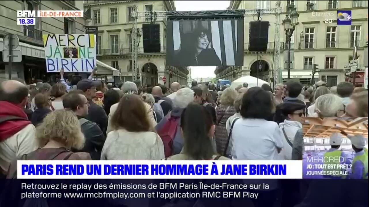 Paris Rend Un Dernier Hommage Jane Birkin