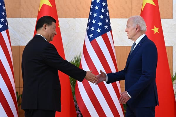 Les Images De La Poign E De Mains Entre Joe Biden Et Xi Jinping