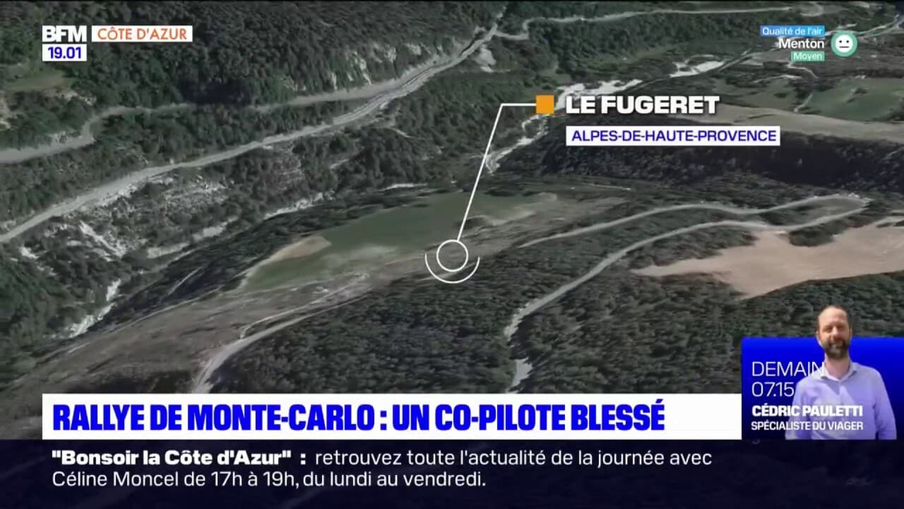 Une Voiture Prend Feu Lors D Un Accident Sur Le Rallye Monte Carlo Le