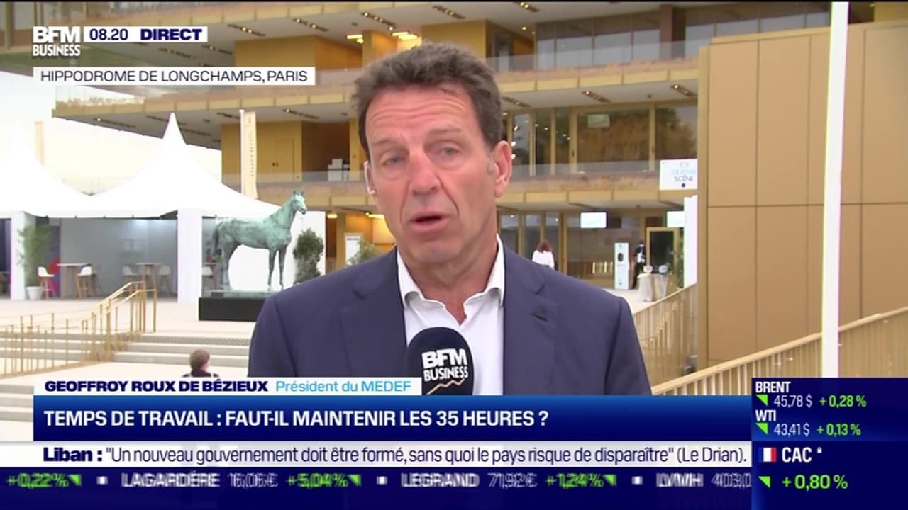 Geoffroy Roux De B Zieux Medef Faut Il Maintenir Les Heures De