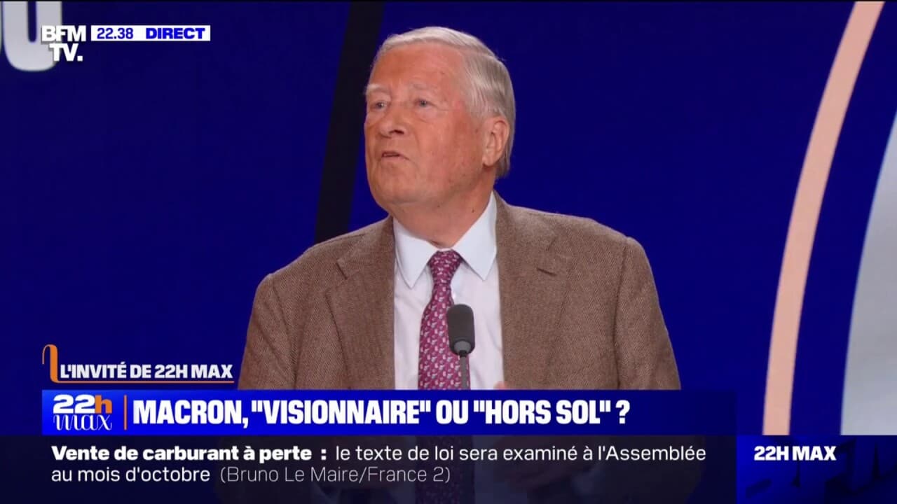 Alain Duhamel Sur La R Lection D Emmanuel Macron Il Est D Test Mais