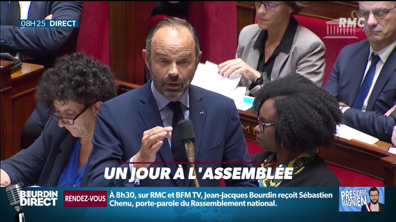 Pr Sident Magnien Edouard Philippe Monte Au Cr Neau Pour R Pondre