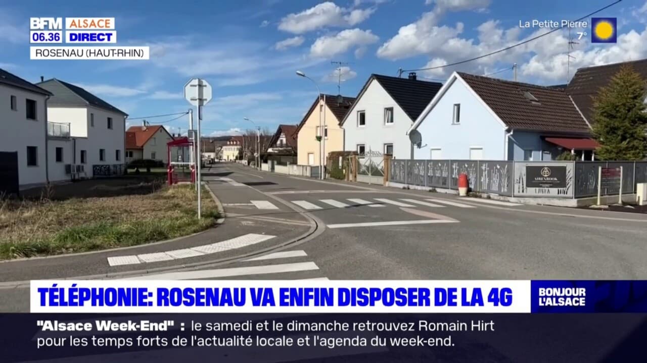 Haut Rhin la commune de Rosenau va accueillir la 4G après 15 ans d attente