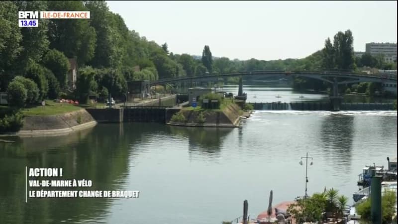 Action le Val de Marne à vélo le département change de