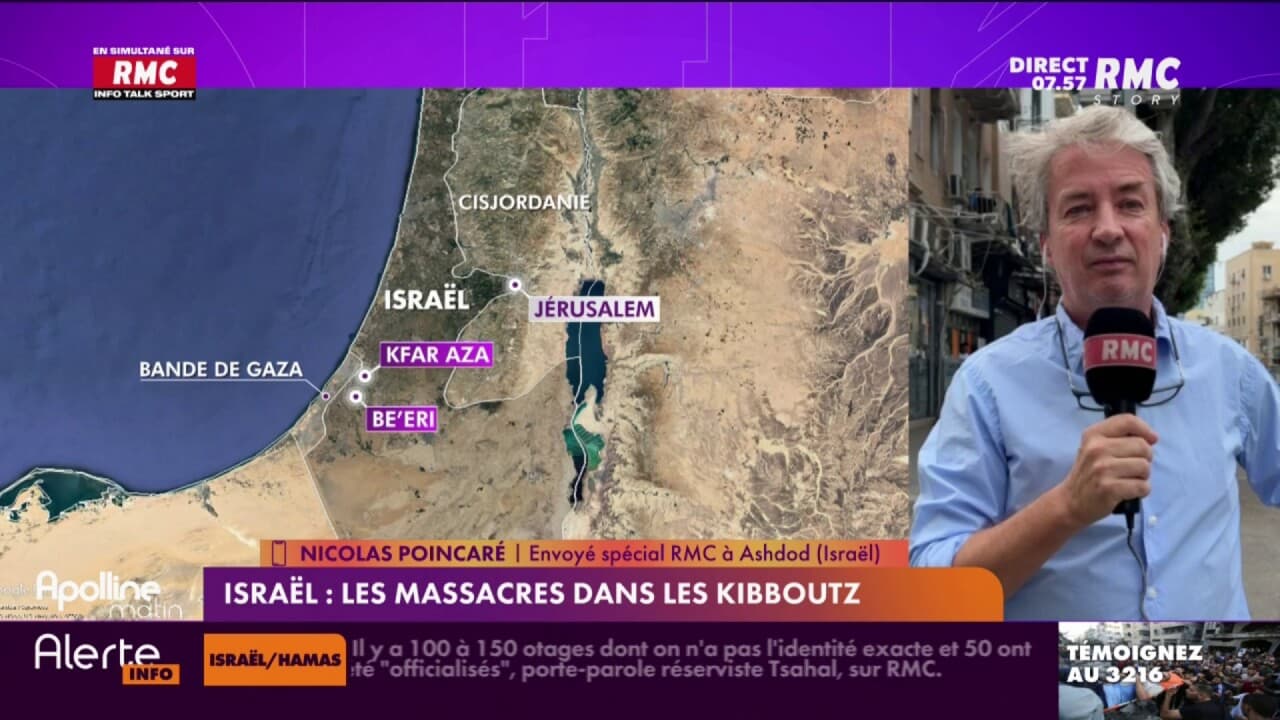 Nicolas Poincaré raconte les massacres survenues dans les kibboutz le