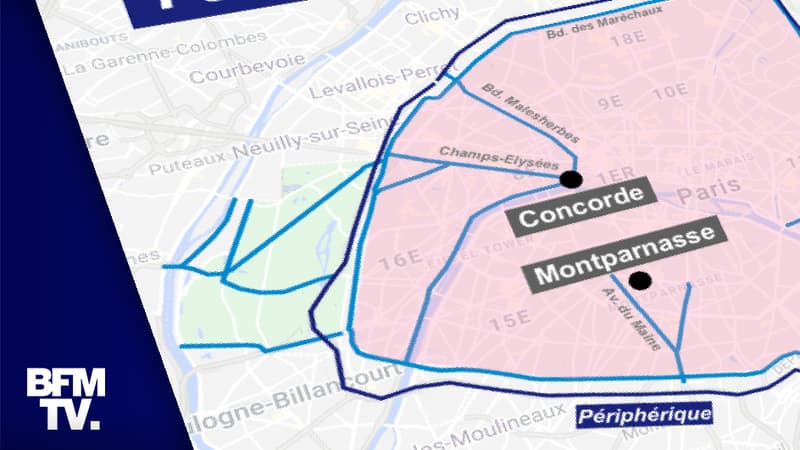 CARTE Nouvelles limitations de vitesse à Paris voici les routes qui