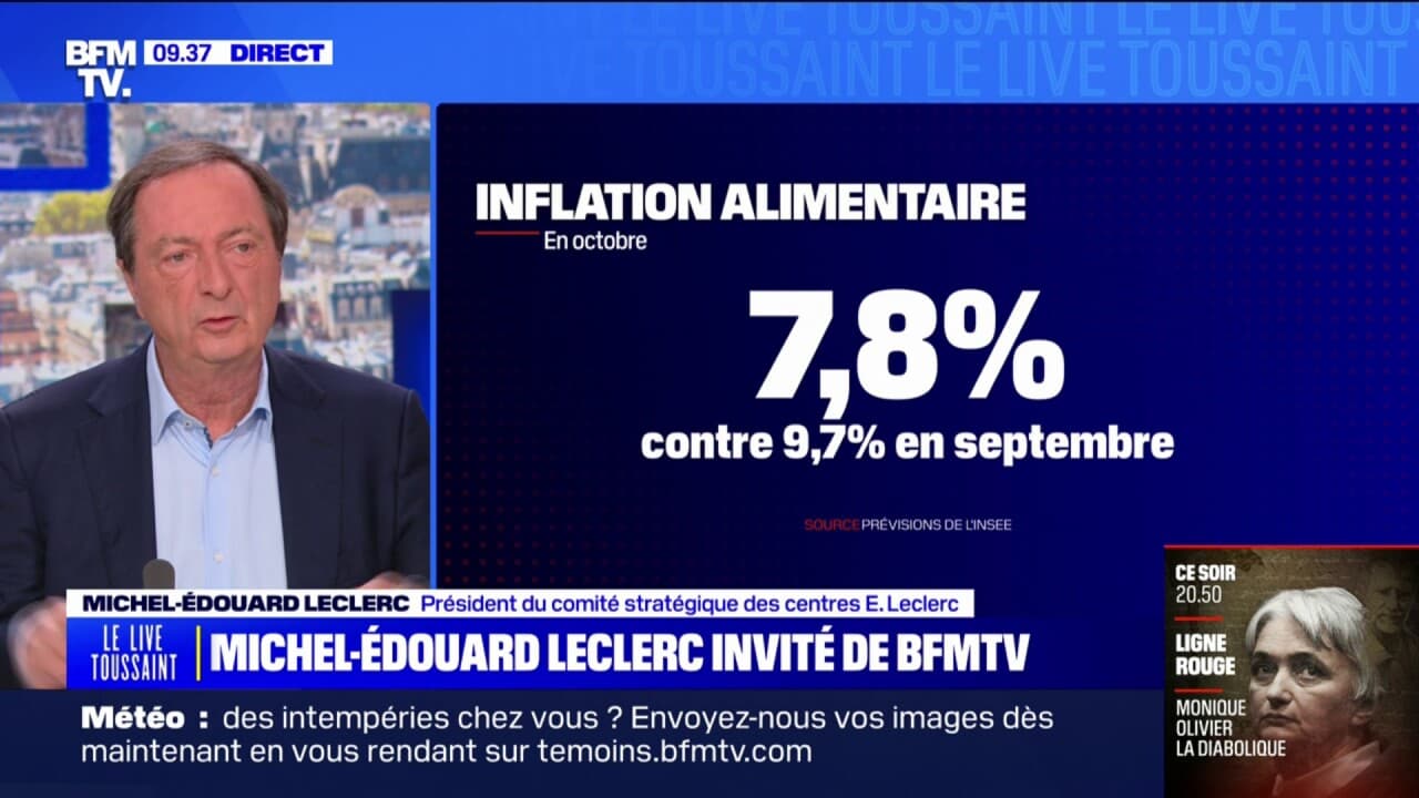 L inflation va continuer à baisser petit à petit assure Michel