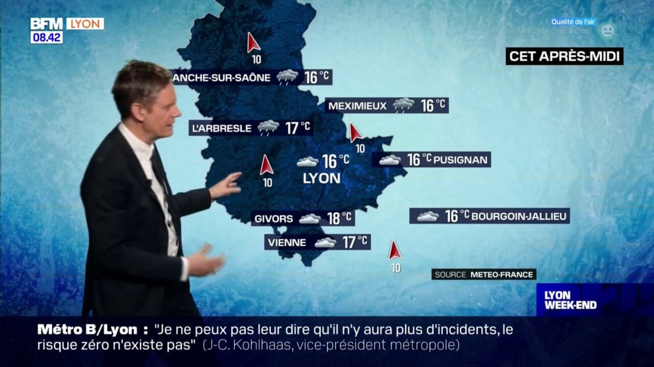 Météo Rhône une journée très nuageuse ce samedi jusqu à 16C attendus