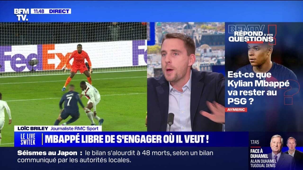 Est Ce Que Kylian Mbapp Va Rester Au Psg Bfmtv R Pond Vos Questions