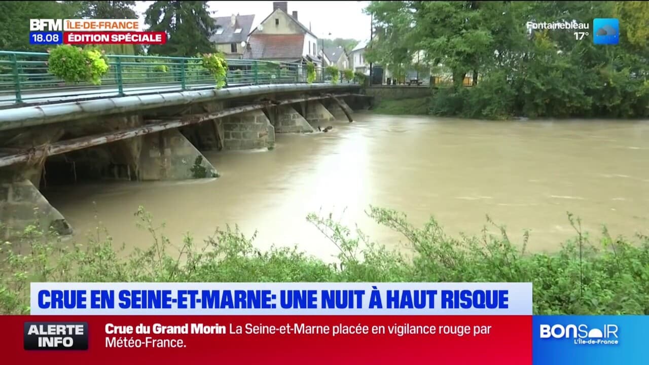 Crue en Seine et Marne une nuit à haut risque autour du Grand Morin