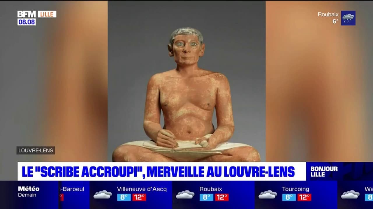 Le Scribe Accroupi Nouvelle Merveille Au Louvre Lens Pour F Ter Les