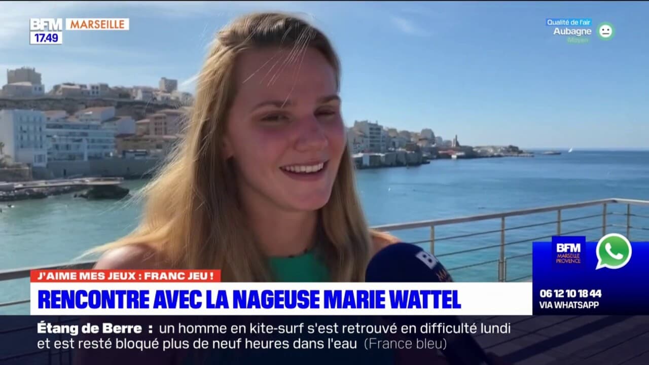 J aime mes jeux rencontre avec la nageuse Marie Wattel qui s entraîne