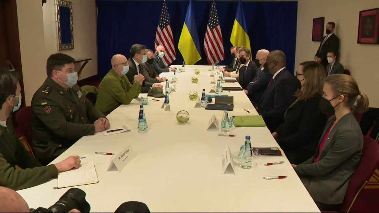 Les Images De La Rencontre Entre Joe Biden Et Deux Ministres Ukrainiens