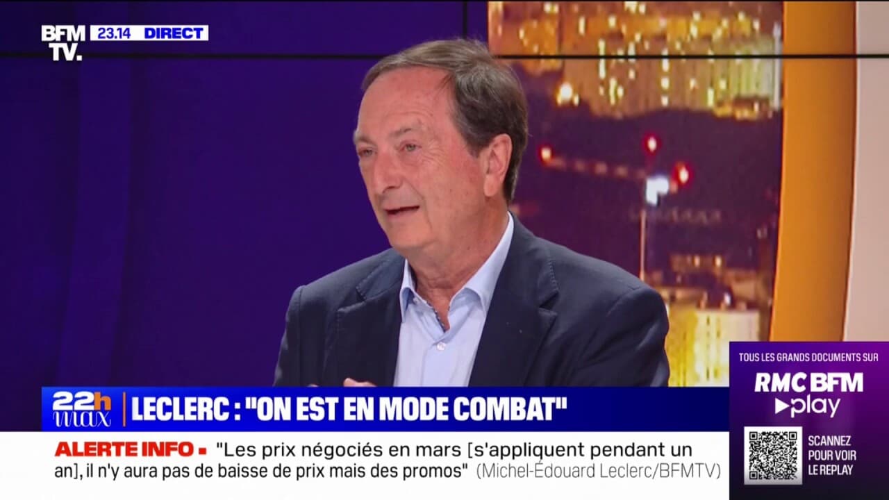 Michel Douard Leclerc Ceux Qui Dirigent L Industrie Ne Sont Pas Que