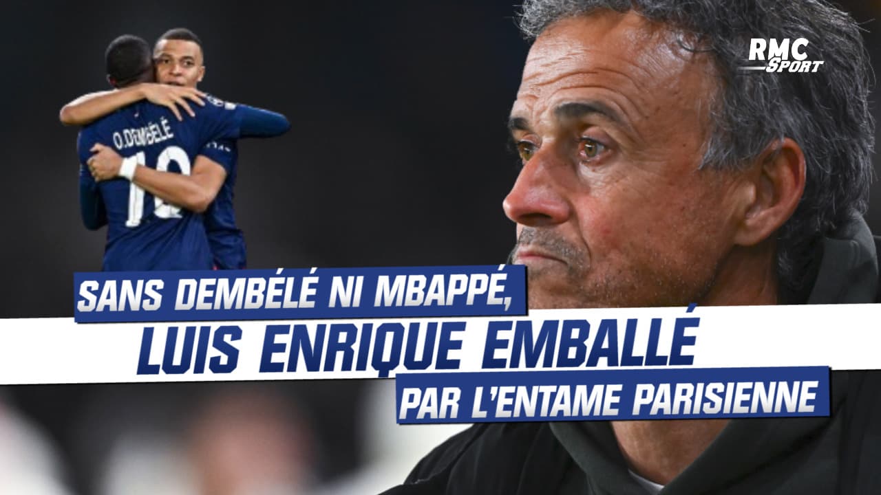 PSG 4 1 OL L une des meilleures de la saison Luis Enrique emballé