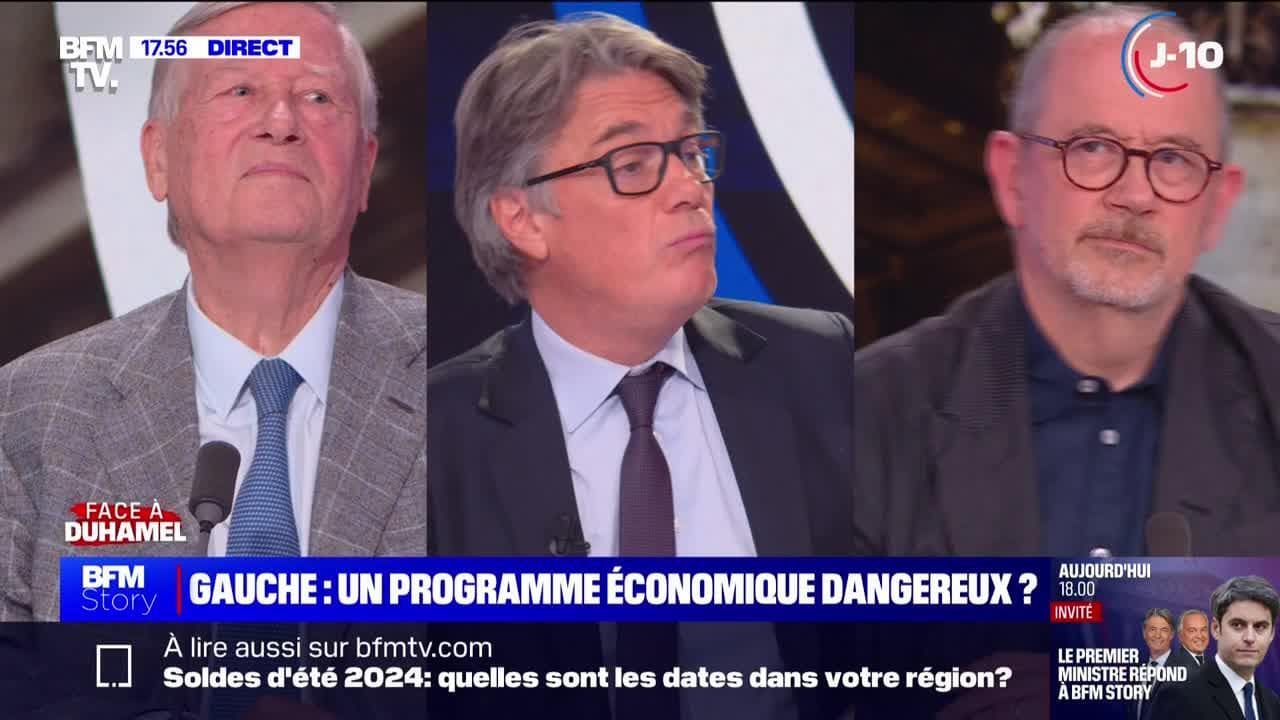 Face Duhamel Thomas Legrand Gauche Un Programme Conomique