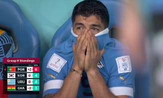 Coupe Du Monde Les Images Fortes De Suarez Qui Fond En Larmes En