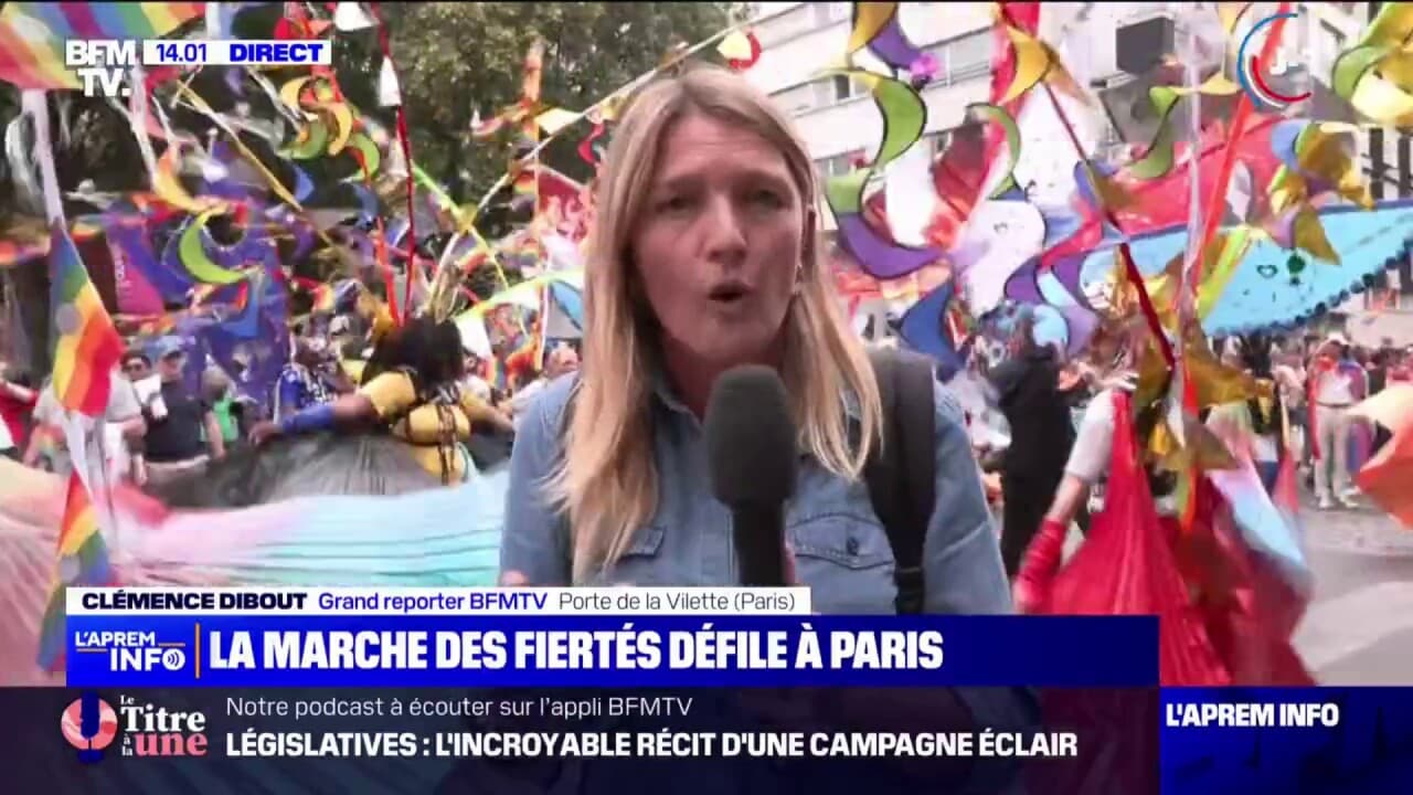 Paris la marche des fiertés 2024 débute porte de la Villette