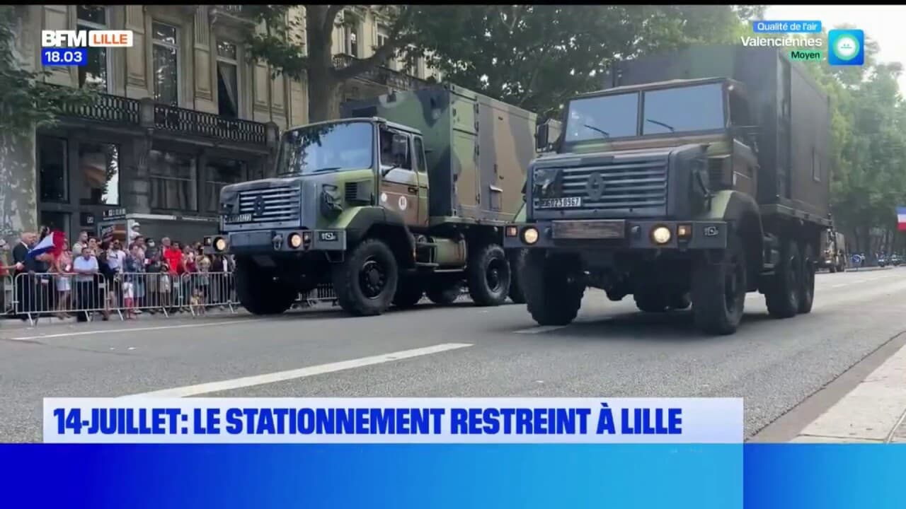 14 Juillet à Lille des restrictions de circulation et de stationnement