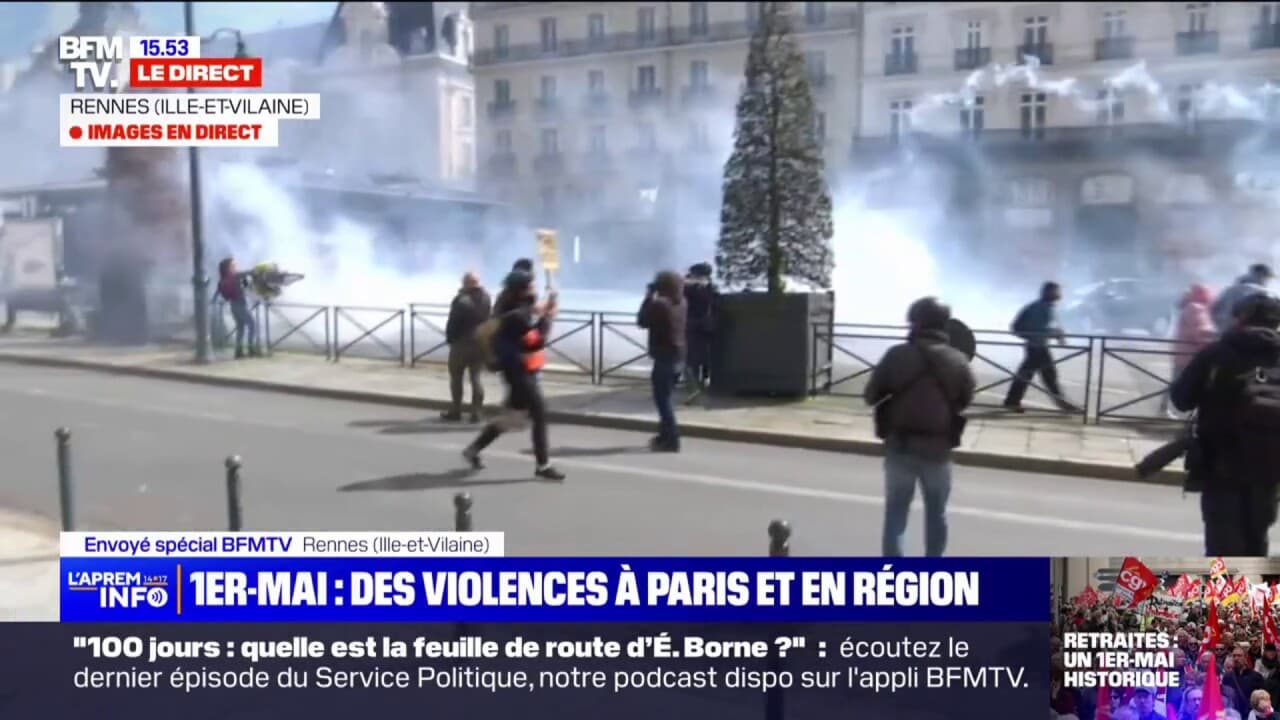 Manifestation Du Er Mai Des Premi Res Tensions Rennes