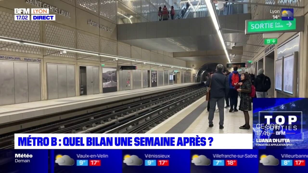 Prolongement du métro B quel bilan une semaine après