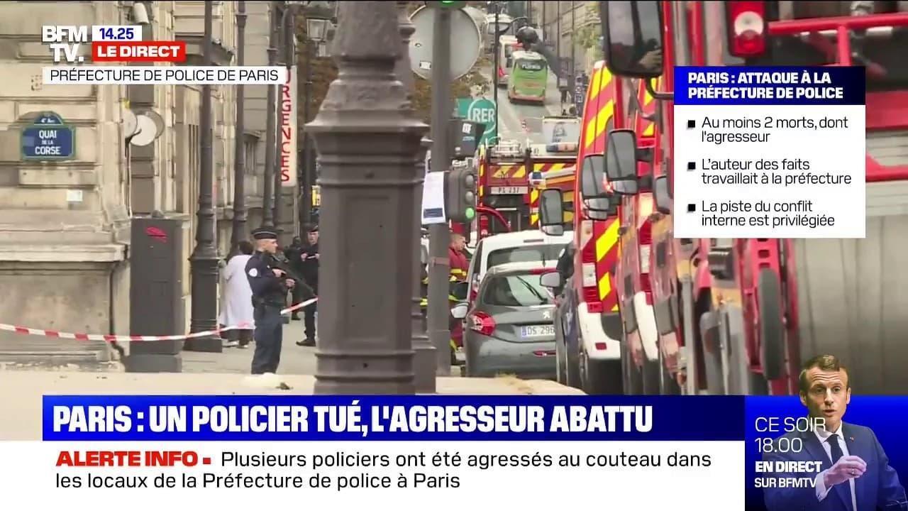 Attaque à la préfecture de police de Paris au moins 2 morts dont l