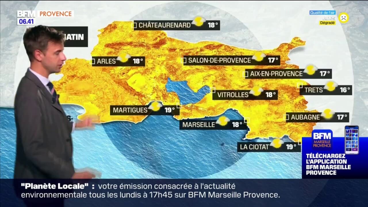 Météo Bouches du Rhône un temps calme dans la matinée avant des orages