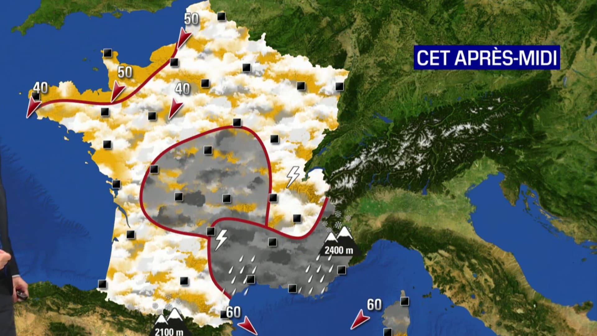 Un Temps Pluvieux Avec Des Averses Sur La Moiti Sud Ce Samedi