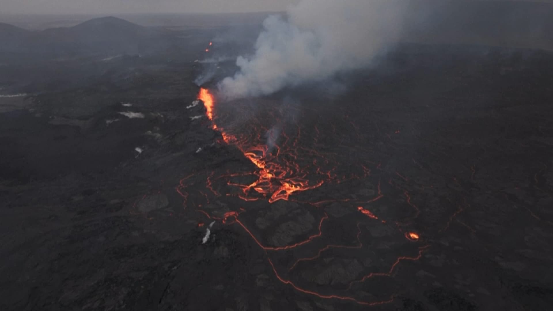 Islande L Ruption Volcanique D But E Sur La P Ninsule De Reykjanes En