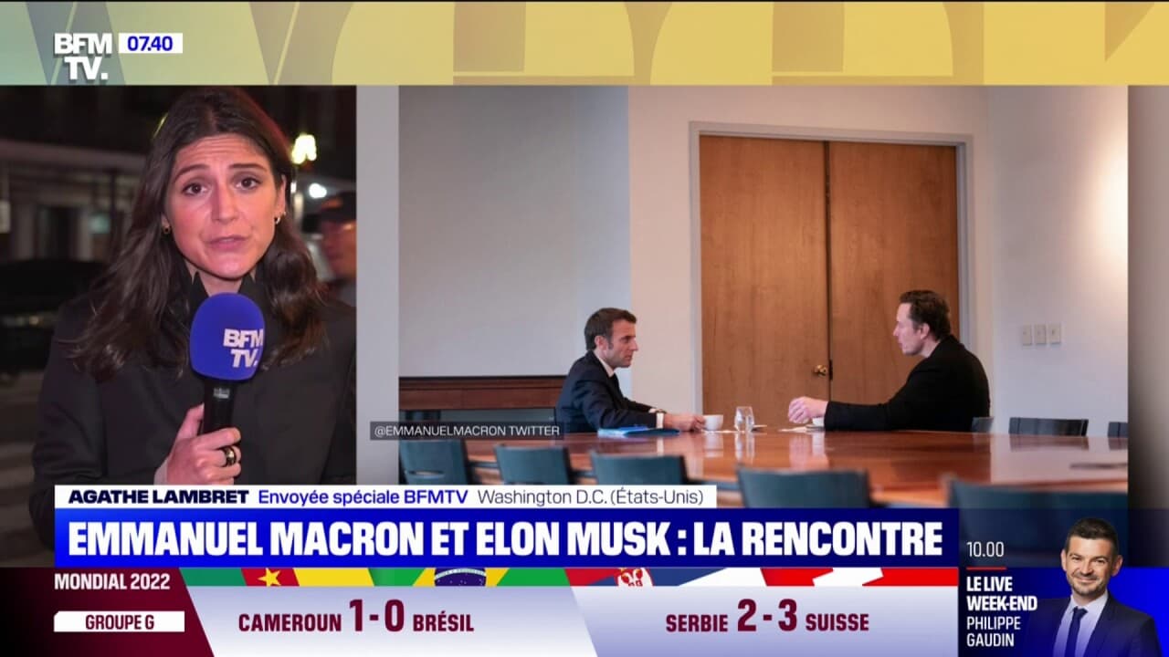 Emmanuel Macron a rencontré le milliardaire Elon Musk à la Nouvelle Orléans