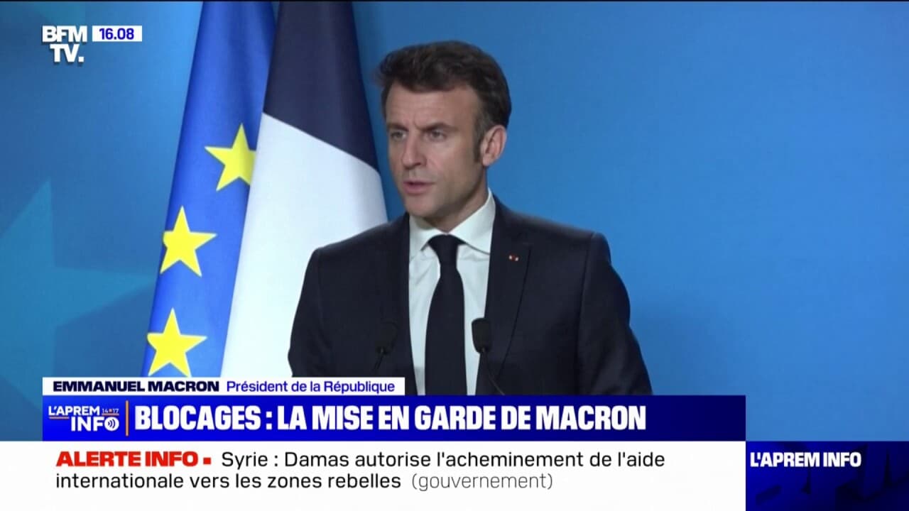 Emmanuel Macron Propos De La Mobilisation Contre La R Forme Des