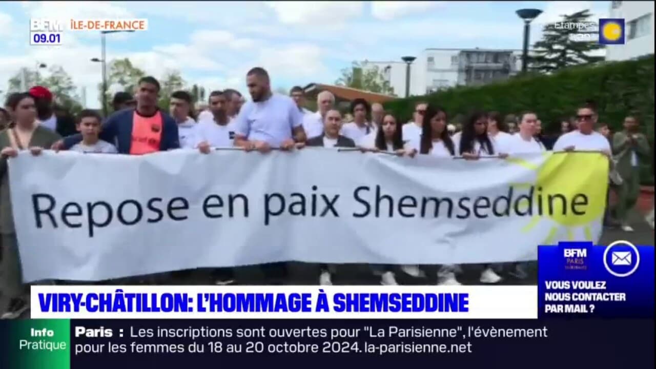 Viry Ch Tillon Une Marche Blanche En Hommage Shemseddine