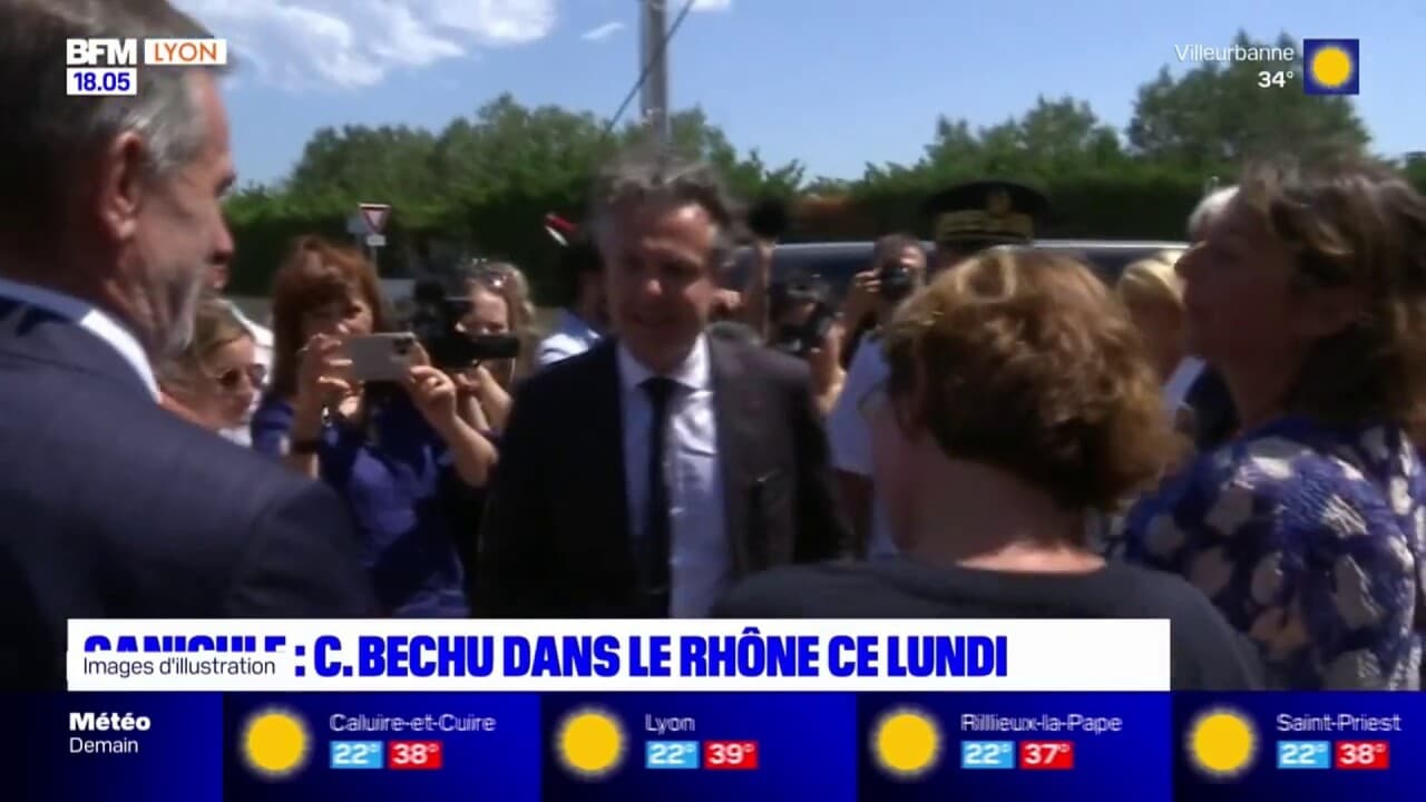 Canicule le ministre de la Transition Écologique Christophe Béchu