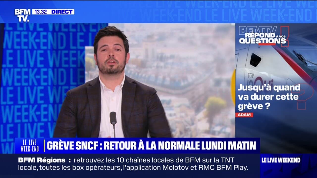 SNCF jusqu à quand la grève va t elle durer BFMTV répond à vos questions