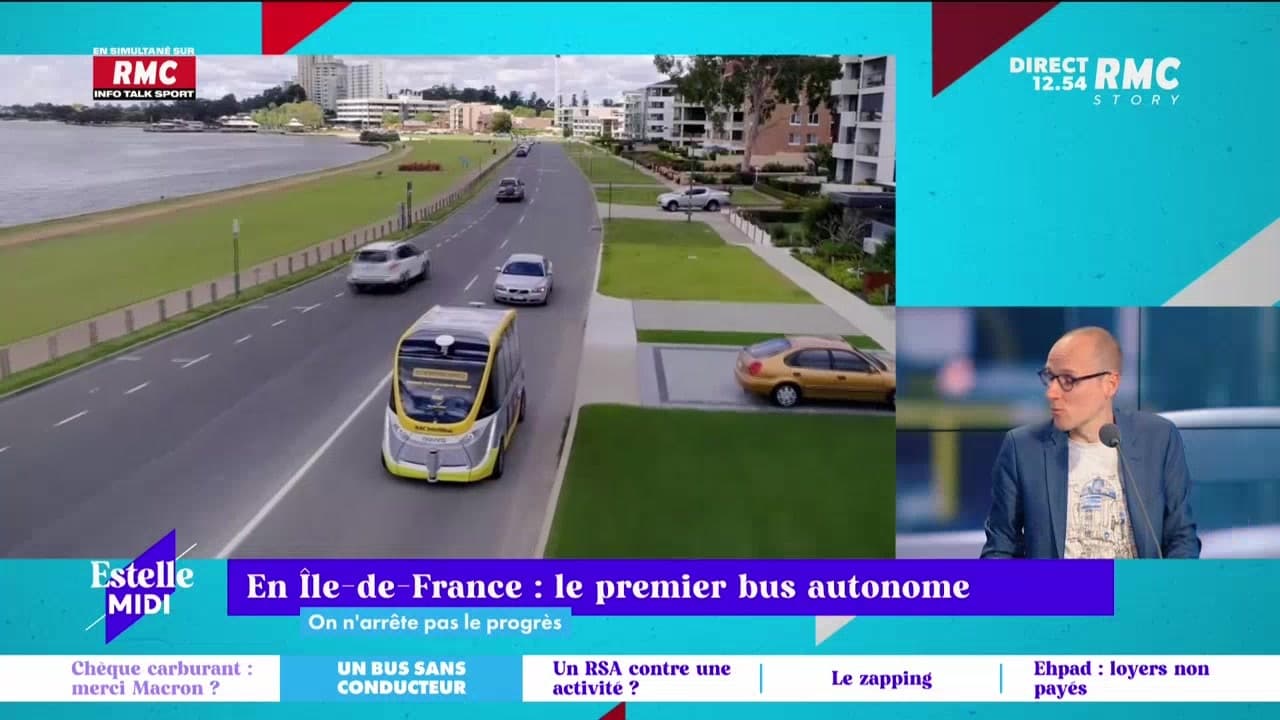 On N Arr Te Pas Le Progr S Un Premier Bus Autonome En Le De France