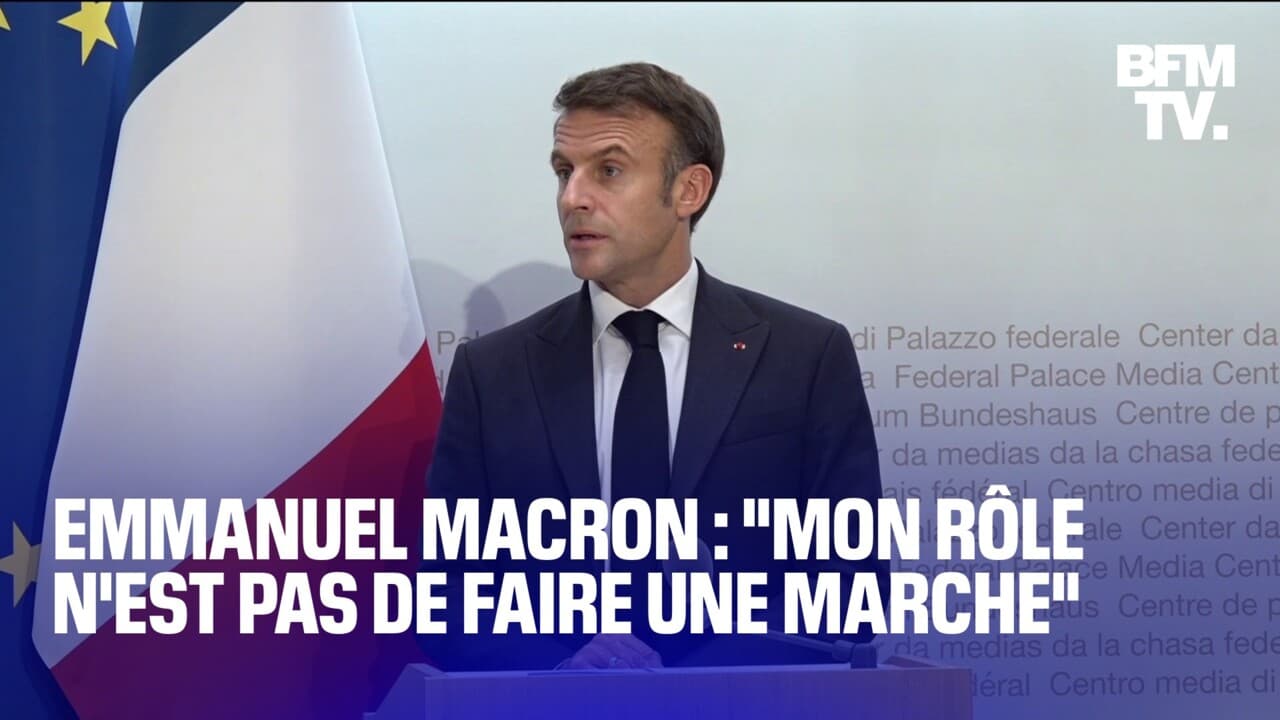 Emmanuel Macron Sur Son Absence La Marche Contre L Antis Mitisme