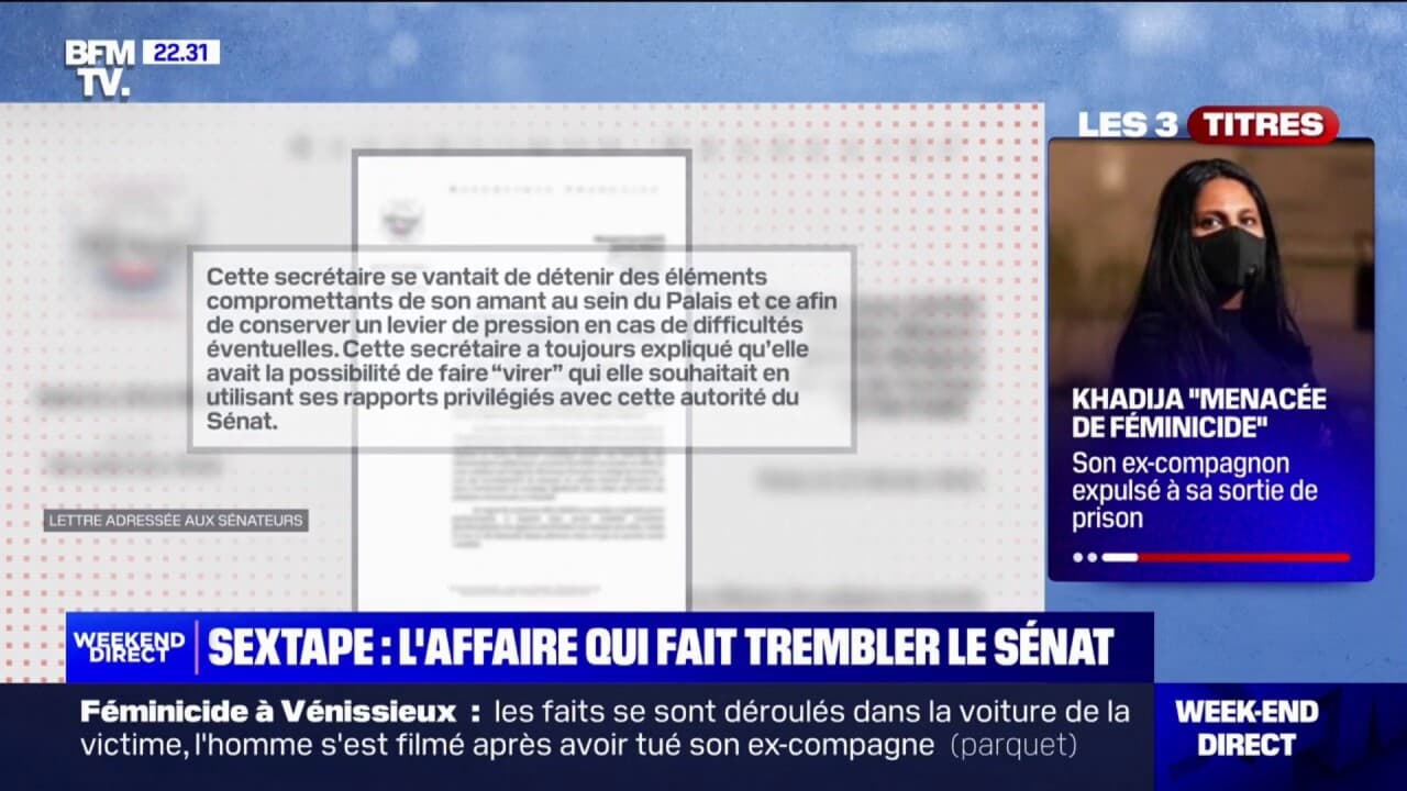 Sextape l affaire qui fait trembler le Sénat