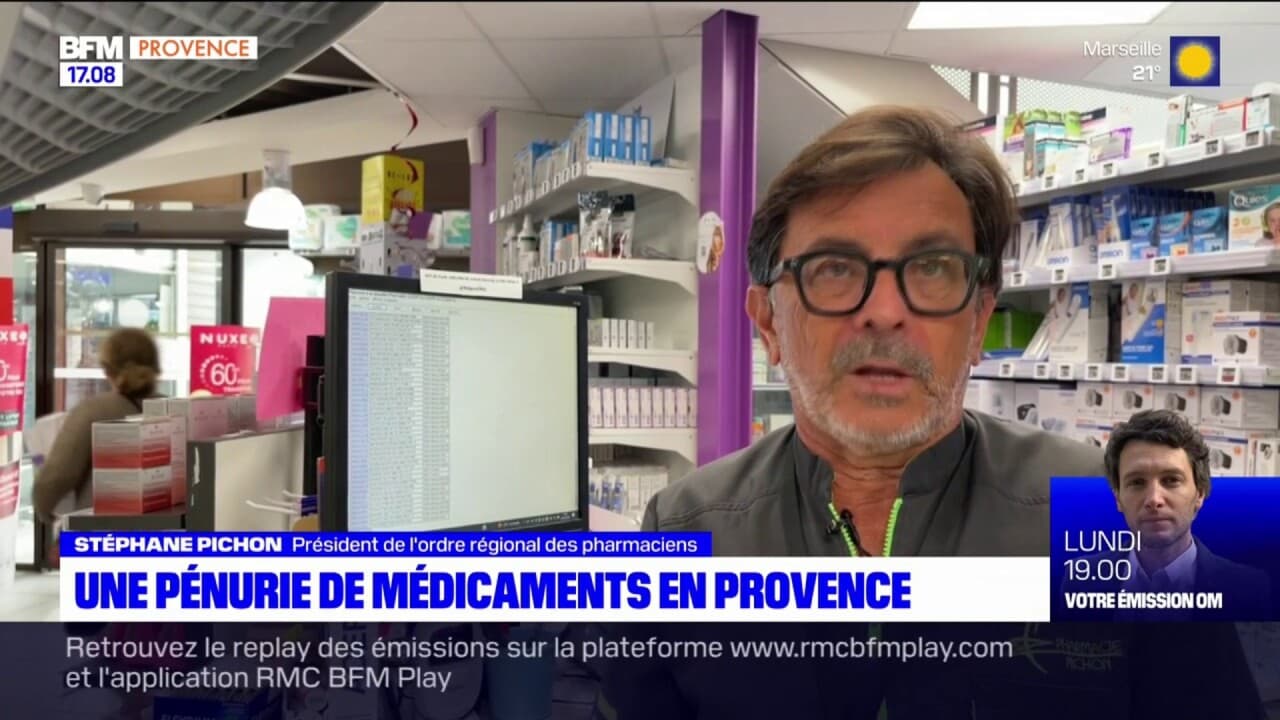 Provence l ordre régional des pharmaciens alerte sur une pénurie de