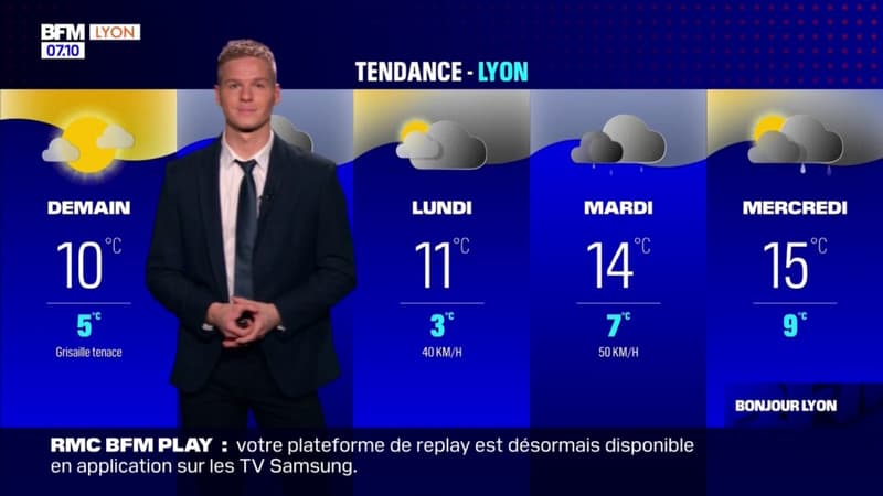 Météo Rhône une journée nuageuse avec un risque d averses jusqu à 11