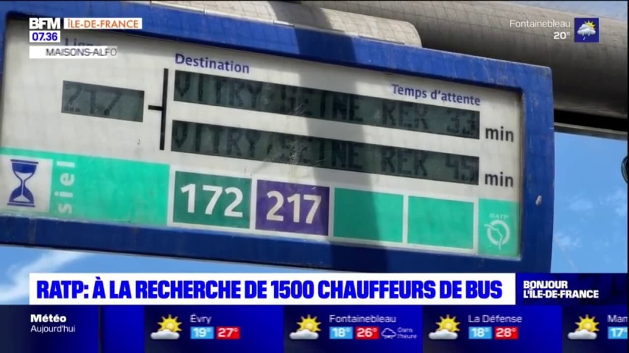 Le De France La Ratp Recherche Chauffeurs De Bus