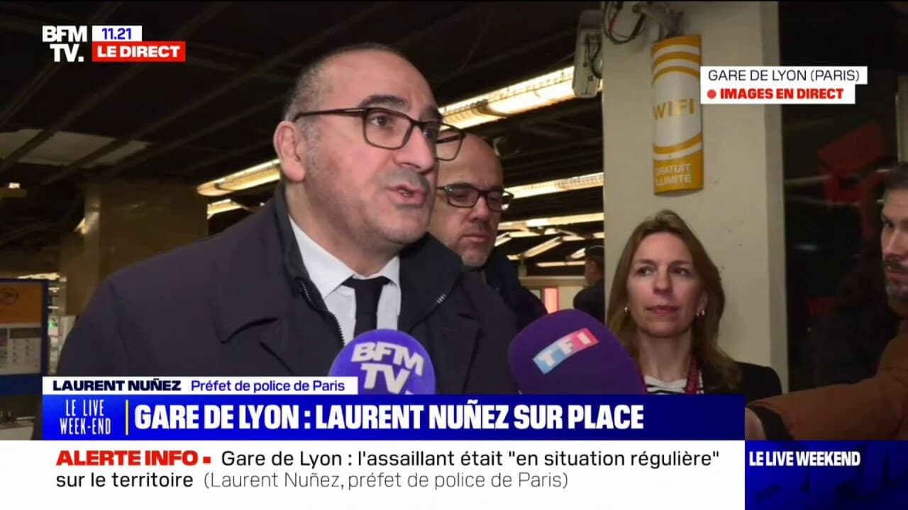 Attaque à la gare de Lyon Laurent Nuñez préfet de police de Paris