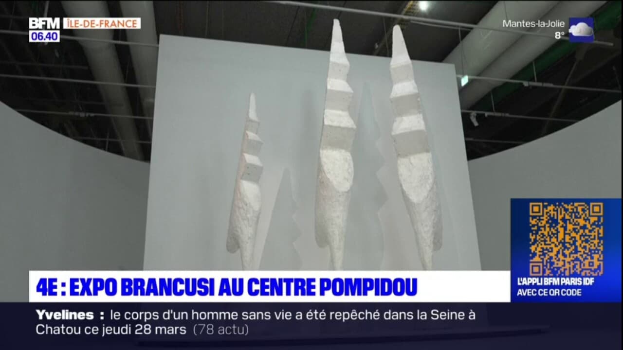 Paris une rétrospective consacrée au sculpteur Brancusi au Centre Pompidou