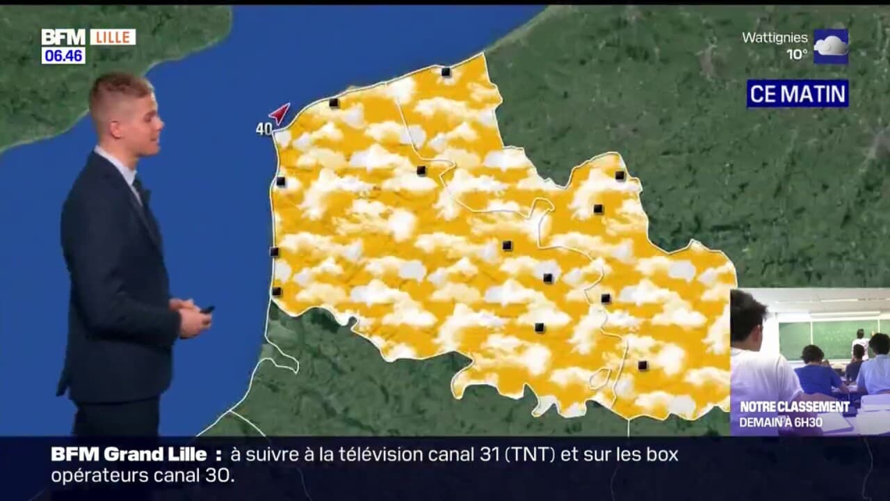 Météo Nord Pas de Calais un temps ensoleillé avec quelques passages