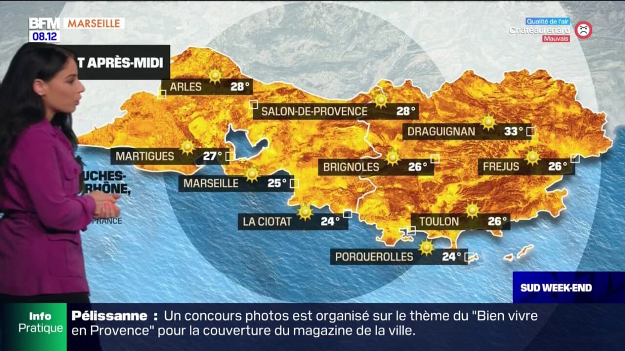 Météo Provence le soleil sera au rendez vous ce samedi avec 25C à