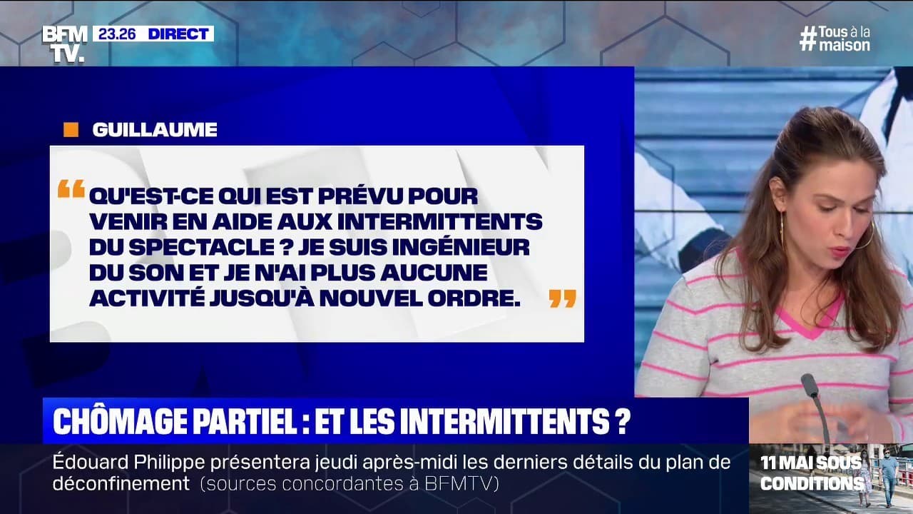 Une Aide Pour Les Intermittents Du Spectacle Est Elle Pr Vue Bfmtv